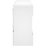  Zidni TV ormarić s LED svjetlima bijeli 98,5x30x60,5 cm | shoptok.hr