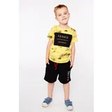 FASARDI Boys' T-shirt with yellow print