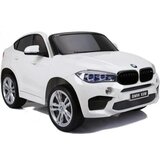  Dečiji auto na akumulator - BMW X6 M Dvosed Beli - Licencirani Model Cene