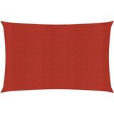  Senčno jadro 160 g/m² rdeče 4x5 m HDPE | Shoptok.si