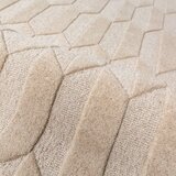 Flair Rugs Bordo rdeča/v naravni barvi ročno tkana volnena preproga 160x230 cm Apex Border Wool – | Shoptok.si