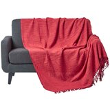 HOMESCAPES nirvana slub cotton orange blanket, 150x200 cm, (20749938) Cene