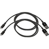 Ugreen 2x1 Lightning To USB-A 2.0 Cable 1m black | shoptok.hr