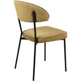 Hom`in stol, les, kovina, tekstil rumena | Shoptok.si