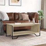  Stolić za kavu boja hrasta 100 x 51 x 40 cm konstruirano drvo | shoptok.hr