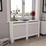 pokrovi za radiatorje 2 kosa 152x19x81,5 cm mediapan