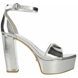 Guess ženske sandale sa platformom i štiklom gflpset LEM03 silve Cene