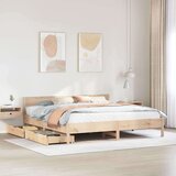  Okvir kreveta bez madraca 180 x 200 cm od masivne borovine | shoptok.hr