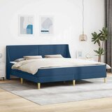  Okvir kreveta s madracem Plava 180 x 200 cm Poliester | shoptok.hr