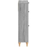  Ormar za cipele ALKMAAR 78 x 24 x 103 cm Konstruirano drvo - Siva Sonoma | shoptok.hr