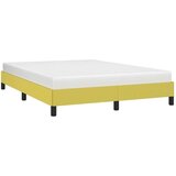 Posteljni okvir brez vzmetnice zelen 140x200 cm tkanina | Shoptok.si
