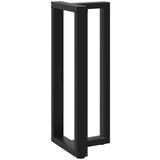 vidaXL Noge barske mize T-oblike 2 kosa črna 40x35x(100-101) cm jeklo | Shoptok.si