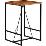 Barska miza iz trdnega predelanega lesa 70x70x106 cm | Shoptok.si