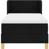 Box Spring Krevet s Madracem Crni 80x200 cm Tkanina | shoptok.hr