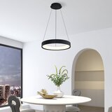  Brilagi - LED prigušiva luster na sajli FALCON MODERN LED/30W/230V 40 cm crna + daljinski upravljač | Eponuda.com