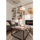  Luster na kablu BOHO 1xE27/60W/230V, Ø 20 cm, bela/juta | Eponuda.com
