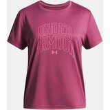 Under Armour Girls' T-shirt Tech Varsity Graphic SS-RED - Girls | shoptok.hr