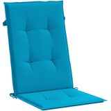  Jastuci za vrtne stolice 6 kom plavi 120 x 50 x 3 cm od tkanine | shoptok.hr