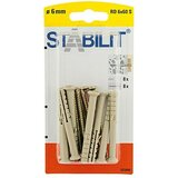 STABILIT Set vijaka i tipli (Promjer tiple: 6 mm, Duljina tiple: 60 mm, Plastika, 8 Kom.) | shoptok.hr