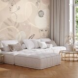  Foto tapeta - Beige Line Art 350x256 | shoptok.hr