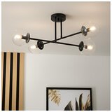 Brilagi plafonski luster maliva 4xE14/15W/230V za površinsku montažu crna/prozirna | Eponuda.com