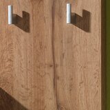 XORA PREDSOBA bela, barve hrasta | Shoptok.si