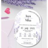  Poročna vabila MINIMALISTIČNA +perl kuverta PORMIN 306 | Shoptok.si