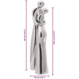  Skulptura Srebrno 10 x 16 x 49 cm Aluminij | Eponuda.com