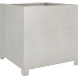 Maison Chic Vrtno korito - Greda - Cvetlični Lonec 50x50x50 cm nerjaveče jeklo, (21789848) | Shoptok.si