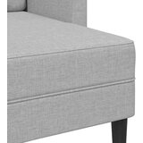 SOFA 2-sjed s ležaljkom u obliku slova L oblak siva 125 cm | shoptok.hr