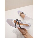 Resti Women's openwork ballet flats with strap Evanne Cene