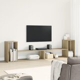 TV ormarići 2 kom boja hrasta 100x30x50cm od konstruiranog drva | shoptok.hr