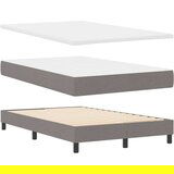 Box Spring Krevet s Madracem &amp LED Taupe 120 x 190 cm Tkanina | shoptok.hr