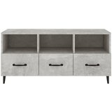 TV ormarić boja betona 102 x 35 x 50 cm od konstruiranog drva | shoptok.hr