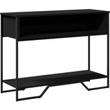  Konzolni stol crni 100 x 35 x 74 5 cm od konstruiranog drva | shoptok.hr