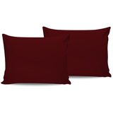  De Maroon Maroon Satin Pillowcase Set (2 Pieces) (EU) (IT) | ePonuda.com