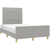 Okvir za krevet bez madraca svjetlosivi 120x190 cm od tkanine | shoptok.hr