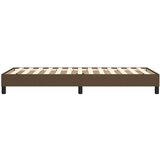  Okvir za krevet s oprugom tamnosmeđi 100x200 cm od tkanine | shoptok.hr