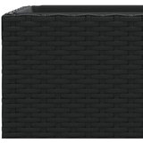  Vrtna sadilica crna 40 x 40 x 80 cm od poliratana | shoptok.hr
