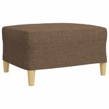  4-dijelni kauč s tabureom za noge, smeđa tkanina | shoptok.hr