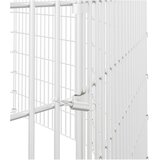  Ograda za životinje s 10 ploča 54x100 cm od pocinčanog željeza | Eponuda.com