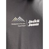 Jack & Jones Majica 'JCOLIMA' temno siva / bela | Shoptok.si