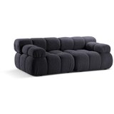 Micadoni Antracitno siva sedežna garnitura iz tkanine bouclé 188 cm Bellis – Home | Shoptok.si