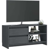 vidaXL TV omarica siva 80x31x39 cm trdna borovina | Shoptok.si