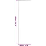  Otirač Siva i crna 120 x 400 cm 100% poliamid | shoptok.hr