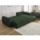 Bobochic Paris Tamno zelena sklopiva kutna garnitura od samta (s desnim kutom) Lucien – | shoptok.hr