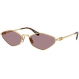 Miu Miu MU56ZS 5AK20I ONE SIZE (56) Zlata/Vijolična Cene