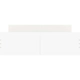 vidaXL Okvir kreveta s uzglavljem i podnožjem bijeli 135 x 190 cm | shoptok.hr