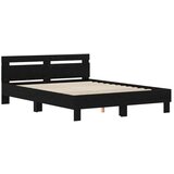  Konstrukcija postelje z vzglavjem Črna Orehovina 140 x 200 cm, (5000102526) | Shoptok.si