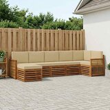  Set vanjskih sofa 6 kom. Prirodna | shoptok.hr